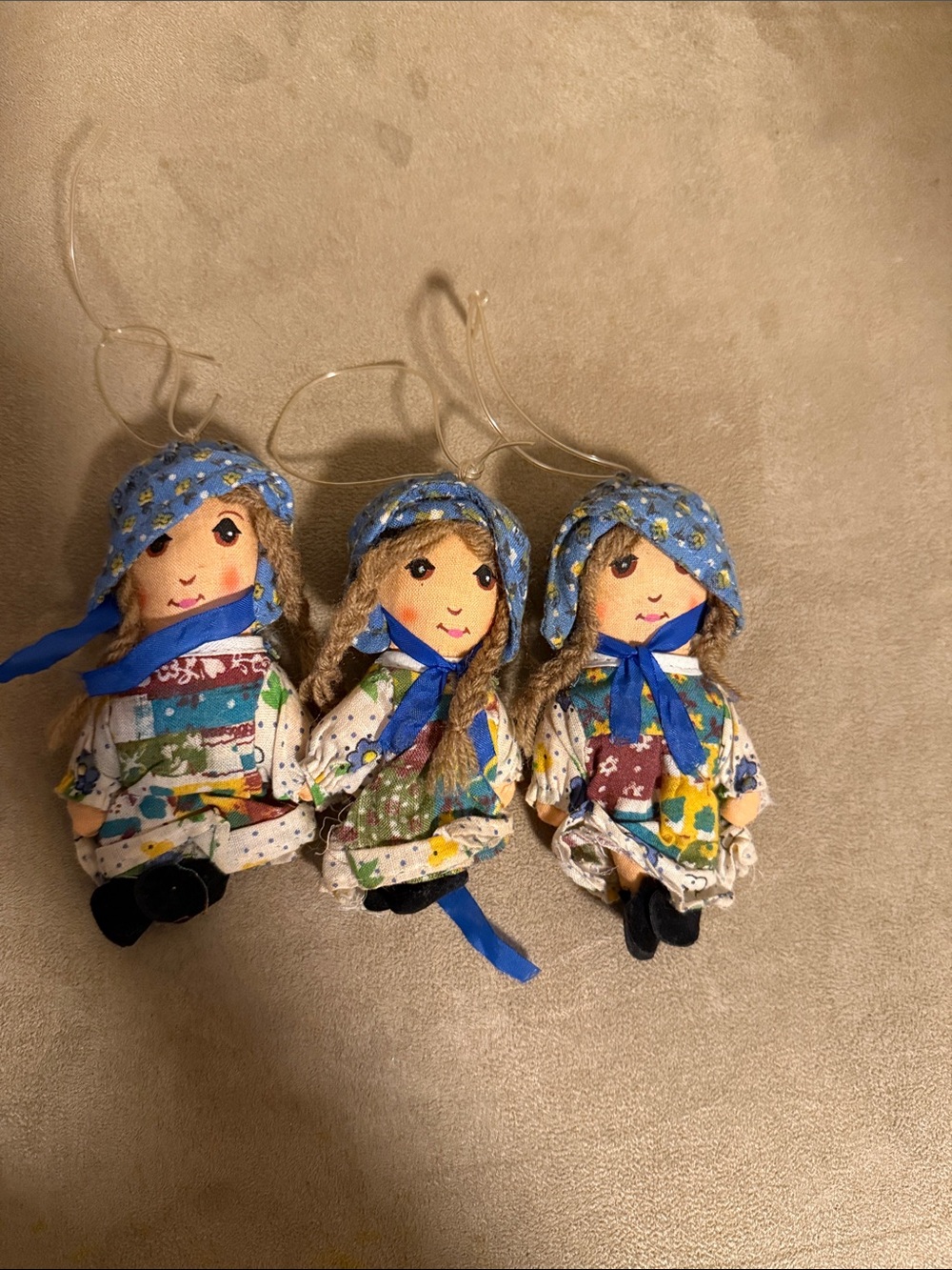 Holly Hobbie tree Ornament Set - 3